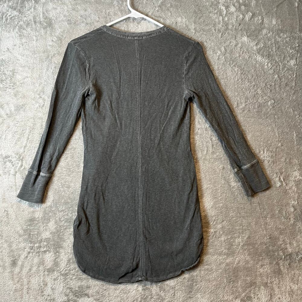 James Perse Gray Long Sleeve Tee - Picture 3 of 5